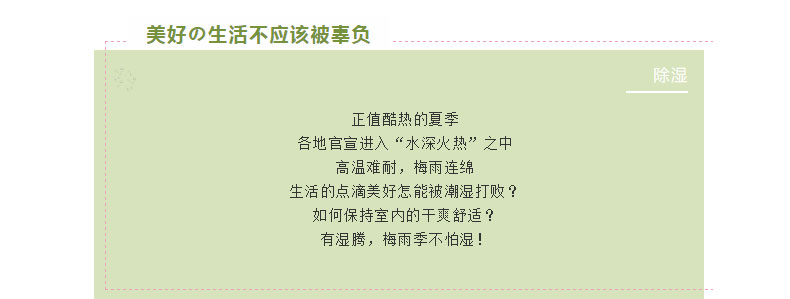 如何避免生活的樂趣被潮濕影響？