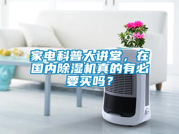 家電科普大講堂，在國內(nèi)除濕機(jī)真的有必要買嗎？