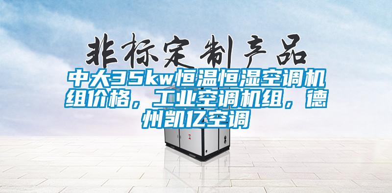 中大35kw恒溫恒濕空調(diào)機組價格，工業(yè)空調(diào)機組，德州凱億空調(diào)