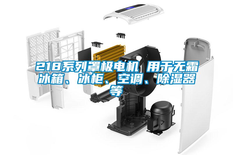 218系列罩極電機(jī) 用于無霜冰箱、冰柜、空調(diào)、除濕器等