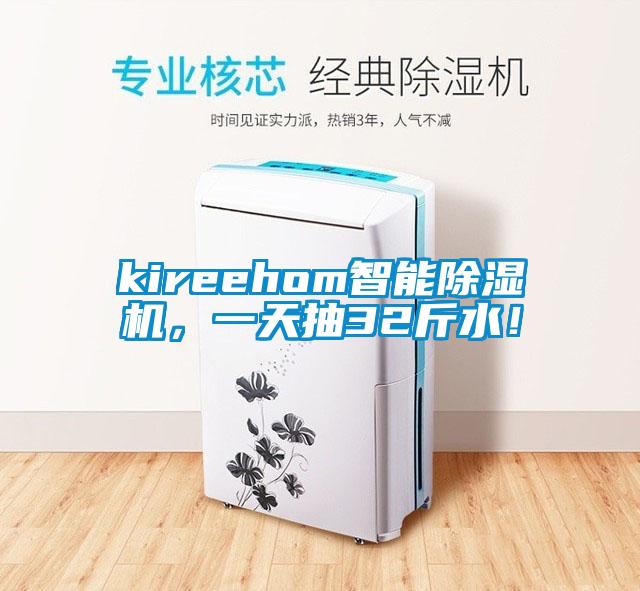 kireehom智能除濕機，一天抽32斤水！