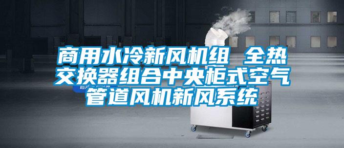 商用水冷新風機組 全熱交換器組合中央柜式空氣管道風機新風系統(tǒng)