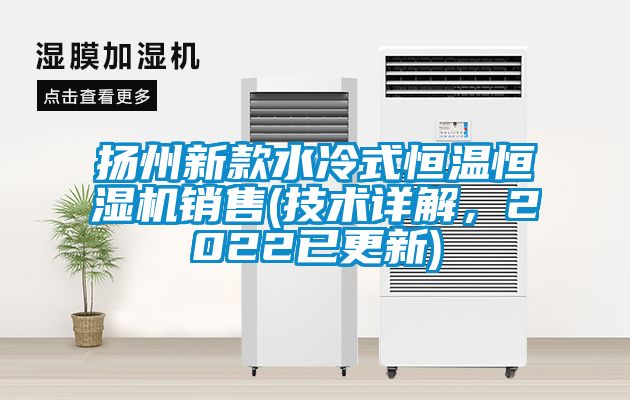 揚州新款水冷式恒溫恒濕機銷售(技術(shù)詳解，2022已更新)