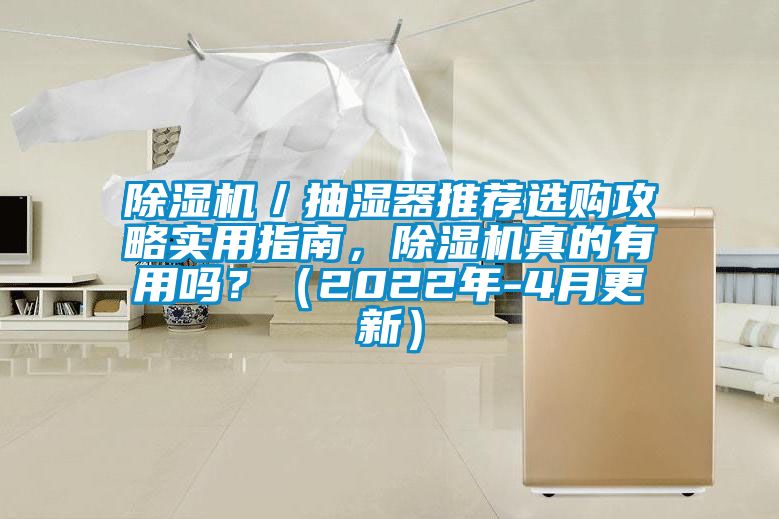 除濕機／抽濕器推薦選購攻略實用指南，除濕機真的有用嗎？（2022年-4月更新）