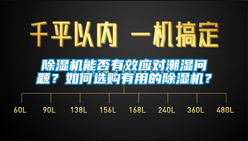 除濕機能否有效應對潮濕問題？如何選購有用的除濕機？