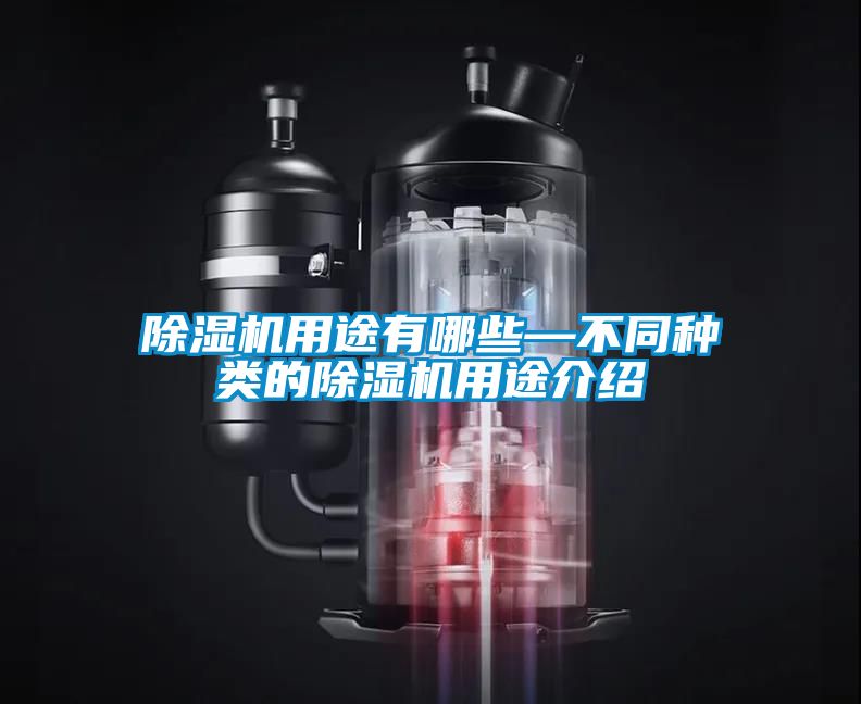 除濕機用途有哪些—不同種類的除濕機用途介紹