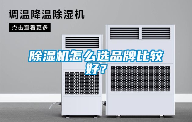 除濕機(jī)怎么選品牌比較好？