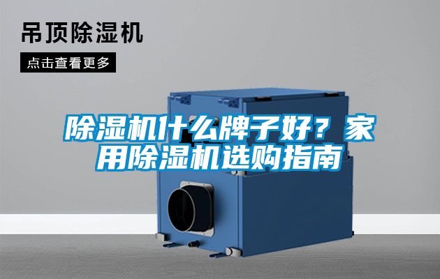 除濕機(jī)什么牌子好？家用除濕機(jī)選購指南